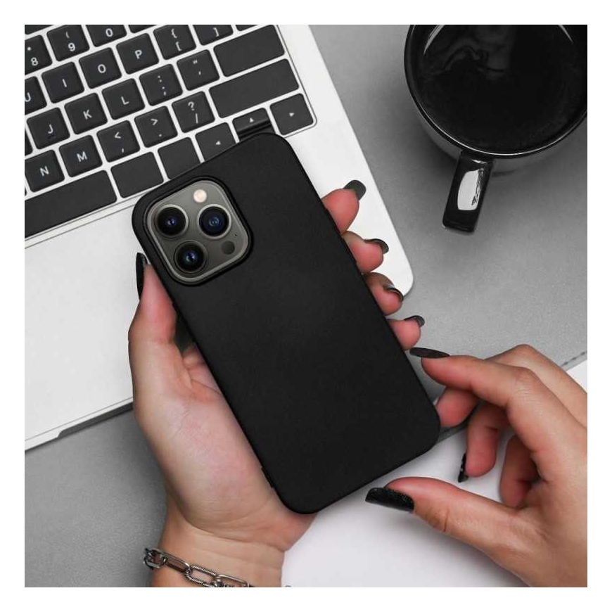 OEM-silikonipuhelimen kuori iPhone 17 Pro musta – 2