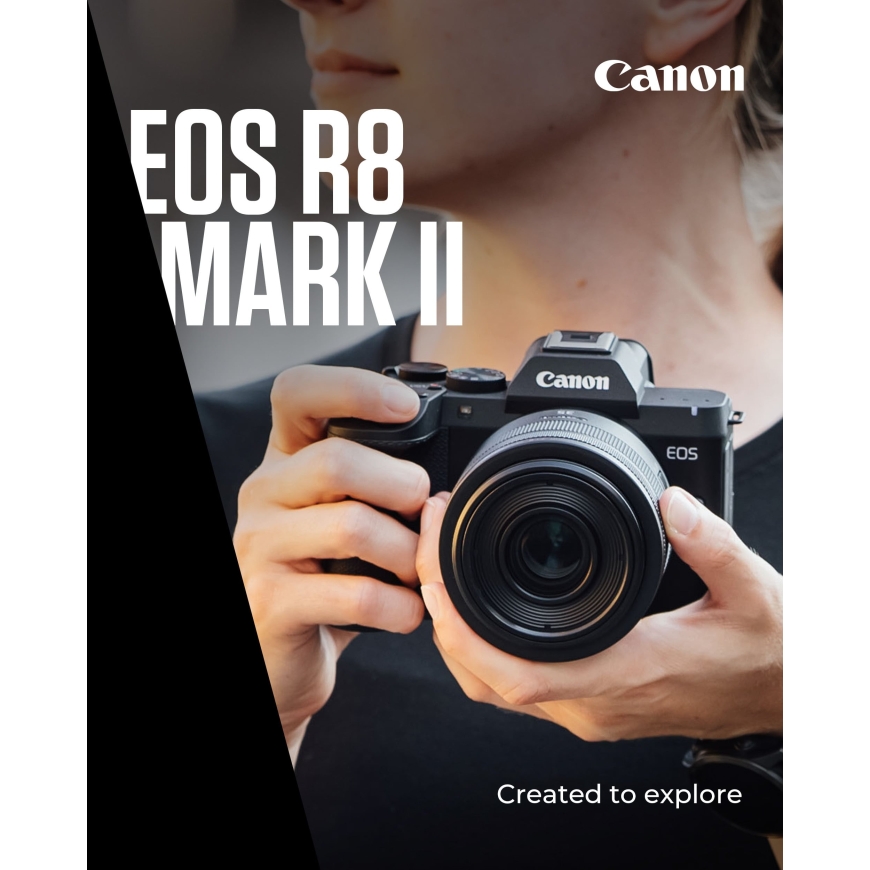 Canon EOS R8 Mark II peegelkaamera + 24-105MM F4-7.1 STM objektiiv – 2