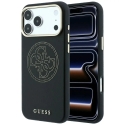Guess Perforated 4G Gold Logo telefono dėklas su MagSafe palaikymu telefonui iPhone 18 Pro | iPhone 17 Pro juodas Guess Perforated 4G Gold Logo telefono dėklas su MagSafe palaikymu telefonui iPhone 18 Pro | iPhone 17 Pro juodas
