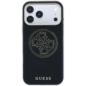 Guess Perforated 4G Gold Logo telefoni ümbris MagSafe toega telefonile iPhone 18 Pro | iPhone 17 Pro must Guess Perforated 4G Gold Logo telefoni ümbris MagSafe toega telefonile iPhone 18 Pro | iPhone 17 Pro must