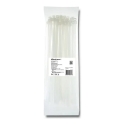 Qoltec Self-locking cable tie | 7.2*300mm | 50 pcs. | Nylon66 | UV | White Qoltec Self-locking cable tie | 7.2*300mm | 50 pcs. | Nylon66 | UV | White