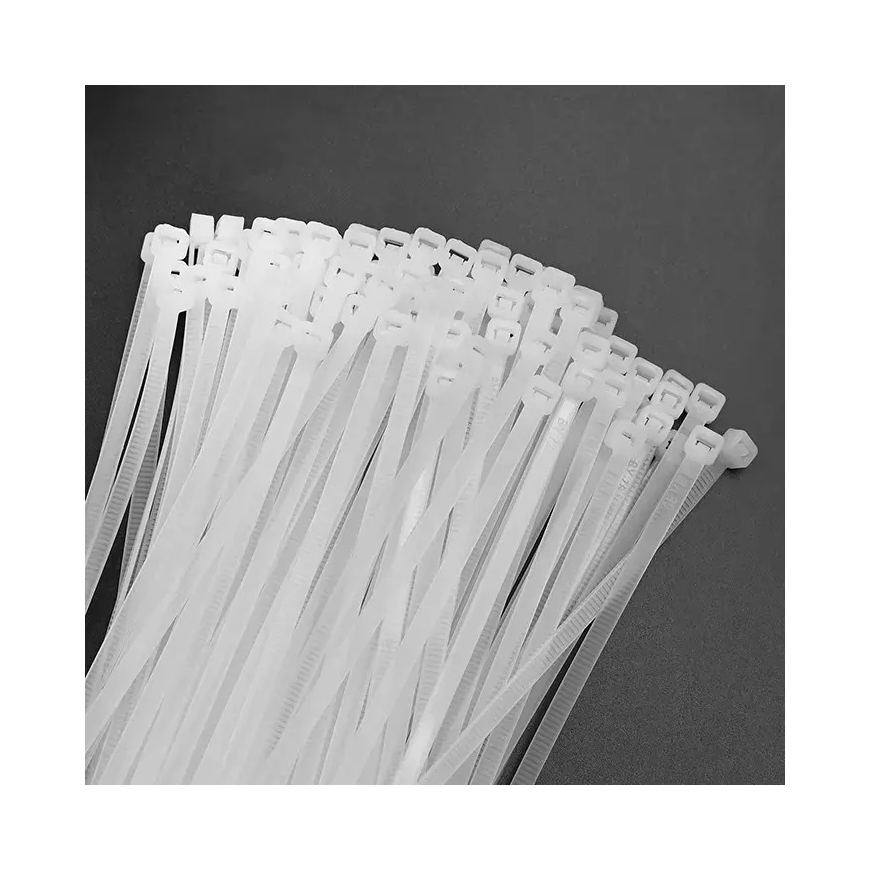 Qoltec Savisriegys kabelis | 7.2*300mm | 50 vnt. | Nylon66 | UV | Balta – 3