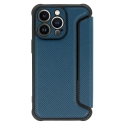 Razor Carbon чехол-книжка для телефона iPhone 14 Pro Max тёмно-синий Razor Carbon чехол-книжка для телефона iPhone 14 Pro Max тёмно-синий