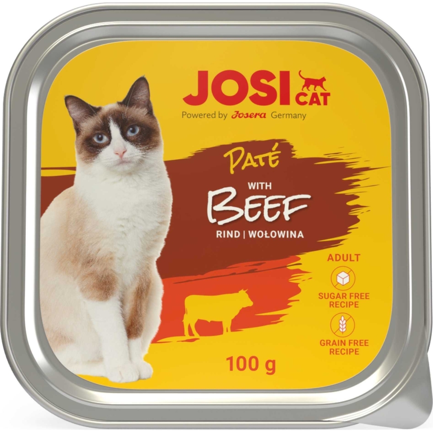 JOSICAT Säilykkeet JOSERA JosiCat Naudanlihatahna 100 g Alu