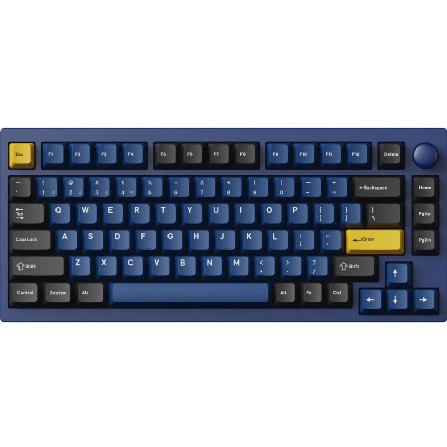 Keychron P1P-O1 Pelaajille suunnattu näppäimistö Keychron Super Punainen langaton mekaaninen sinisellä taustavalolla