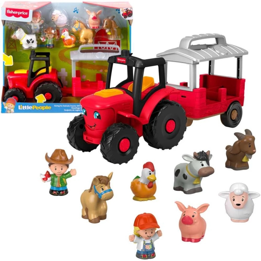 Fisher-Price Трактор-стульчик с уходом за животными Little People – 2
