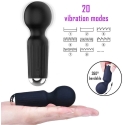 B Series Magic Stimulaator Laetav Mini Massaaž USB 20 Funktsiooni - Must