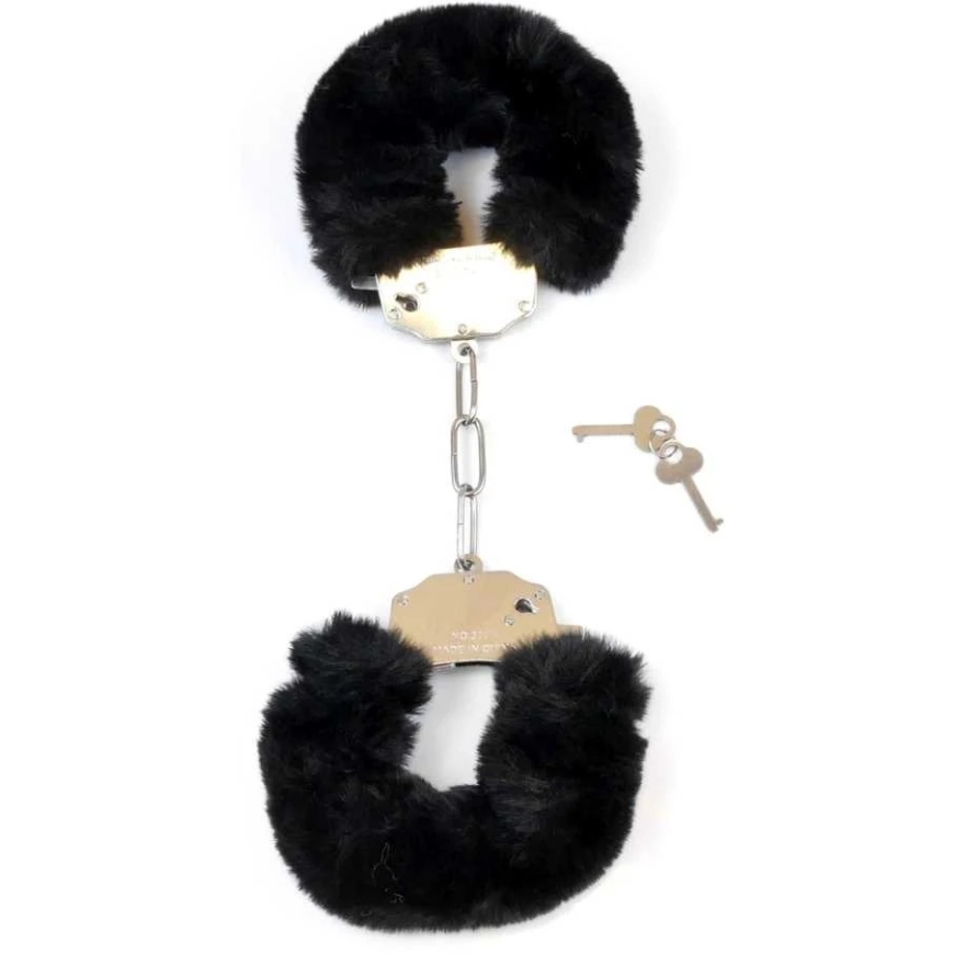 Fetish B Series Metal Handcuffs with Fur BDSM Erotica – 2