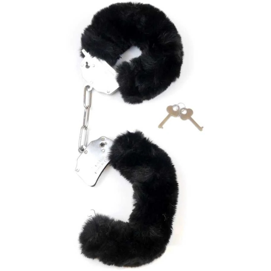 Fetish B Series Metal Handcuffs with Fur BDSM Erotica – 3