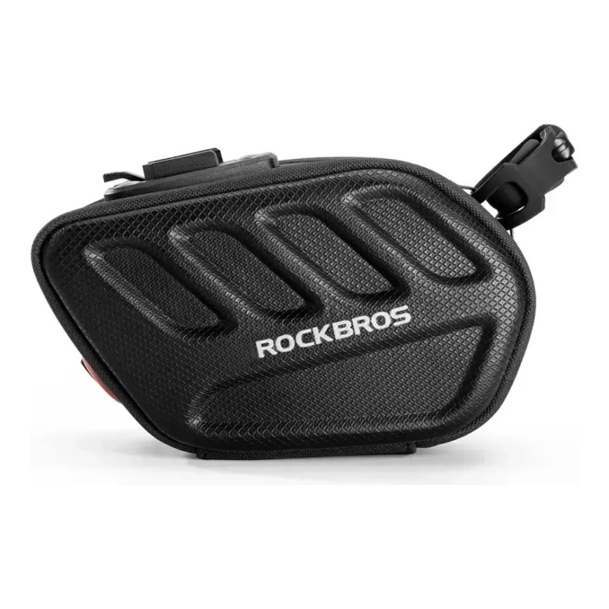 Велосумка Rockbros C61 подсидельная с интеллектуальным задним фонарем 0,45 л - черная – 3