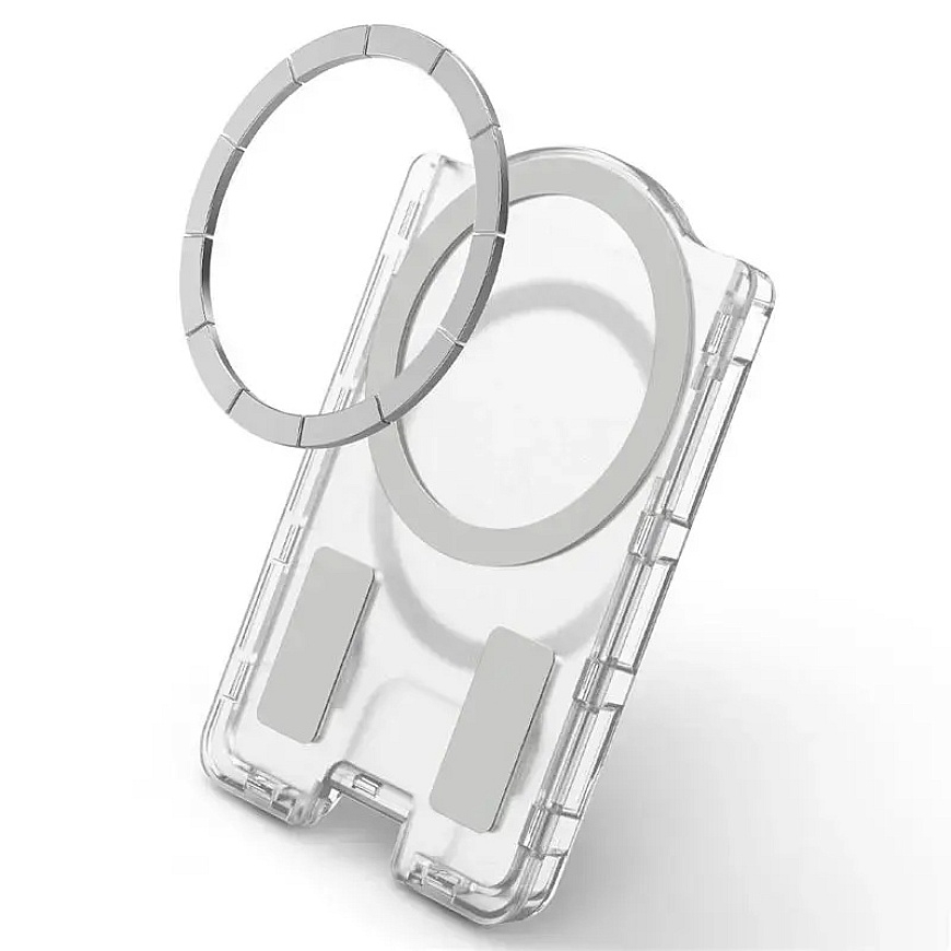 Spigen Ultra Hybrid Wallet MagSafe+, caurspīdīgs - Samsung Galaxy S25 sērija – 3