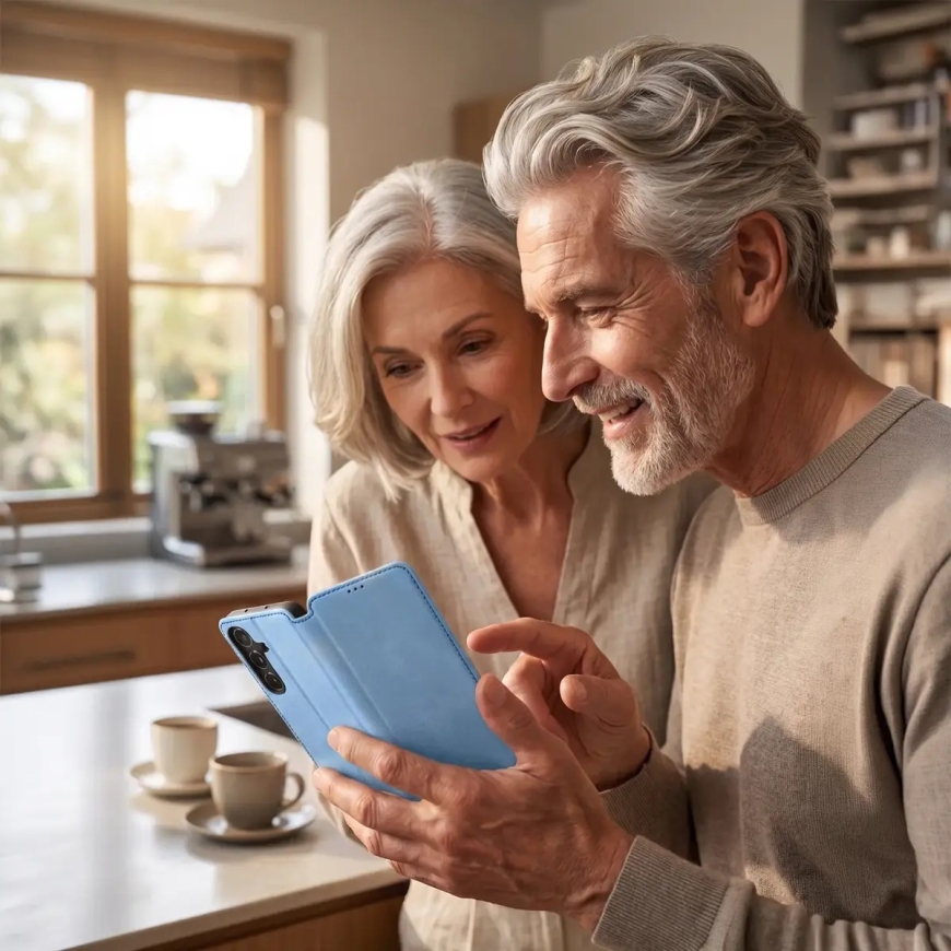 Smart Touch case for Samsung Galaxy A37 5G light blue – 4