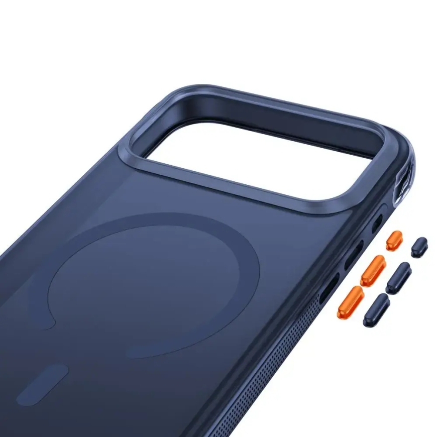 TECH-PROTECT MAGAIR MAGSAFE CC IPHONE 17 PRO / 18 PRO MATTE DEEP BLUE – 5