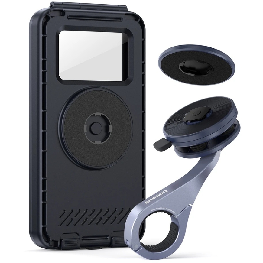 Baseus "PrimeTrip VB1" magneettinen puhelinteline ohjauspyörälle - harmaa – 2