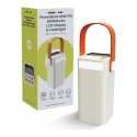 Mobile Origin PowerBank 65W PD 50000mAh LCD-näyttö ja taskulamppu PB18 - 2x USB-C + 2x USB-A Mobile Origin PowerBank 65W PD 50000mAh LCD-näyttö ja taskulamppu PB18 - 2x USB-C + 2x USB-A