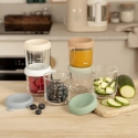 BEABA 6-Piece Glass Container Set (250 ml), Natural Colours BEABA 6-Piece Glass Container Set (250 ml), Natural Colours