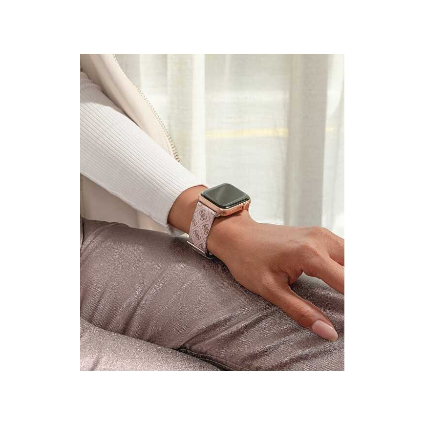Guess Odinis strap for Apple Watch (38–41 mm) – pink CS2009S2 – 2