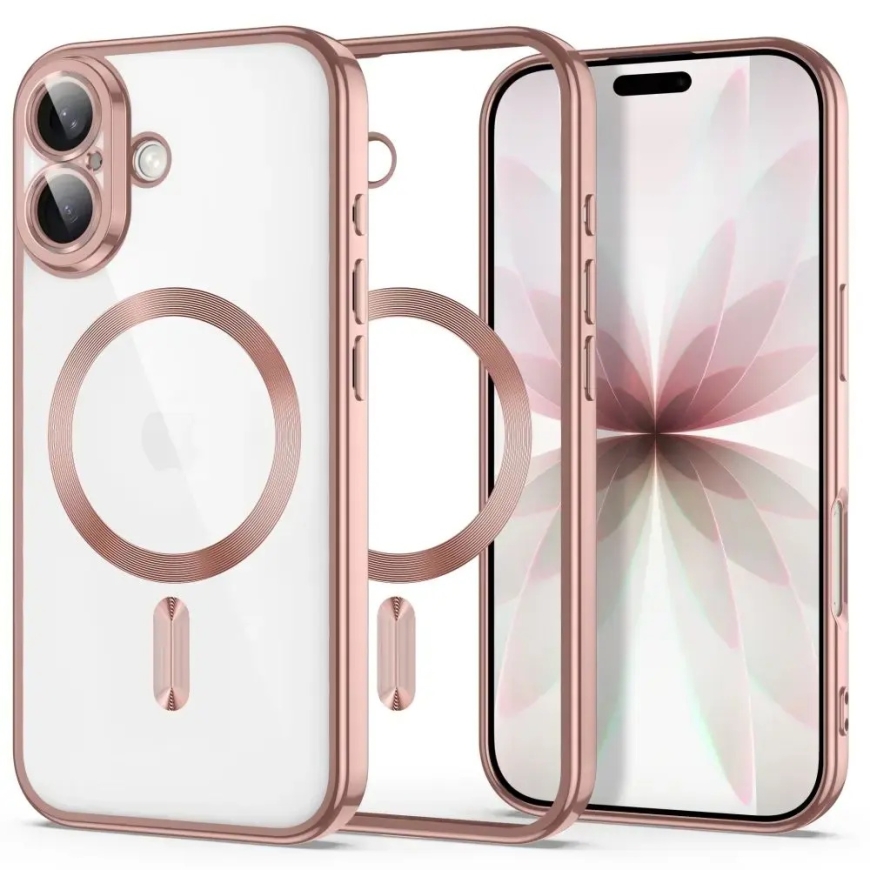 Tech-Protect MAGFLEX telefoni ümbris MagSafe toega iPhone 17 roosa