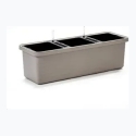 URBALIVE BERBERIS TRIO pods ar laistīšanas sistēmu 117 x 39 cm, gaiši pelēks URBALIVE BERBERIS TRIO pods ar laistīšanas sistēmu 117 x 39 cm, gaiši pelēks