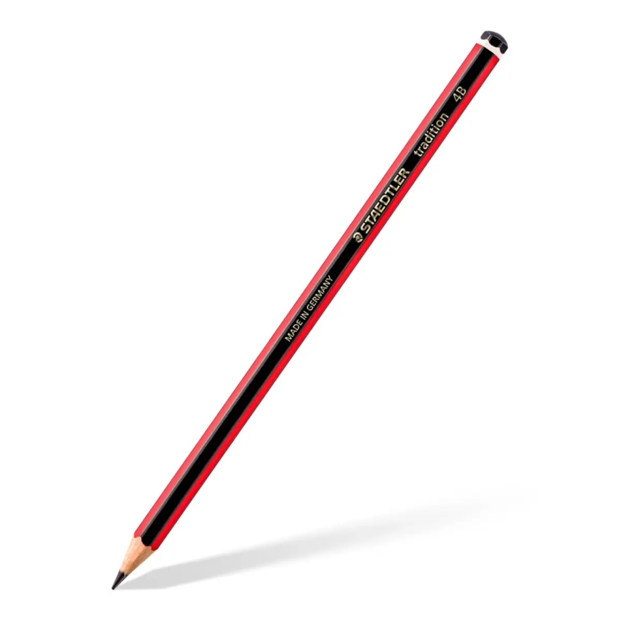 Pencil STAEDTLER TRADITION 4B, red body – 2