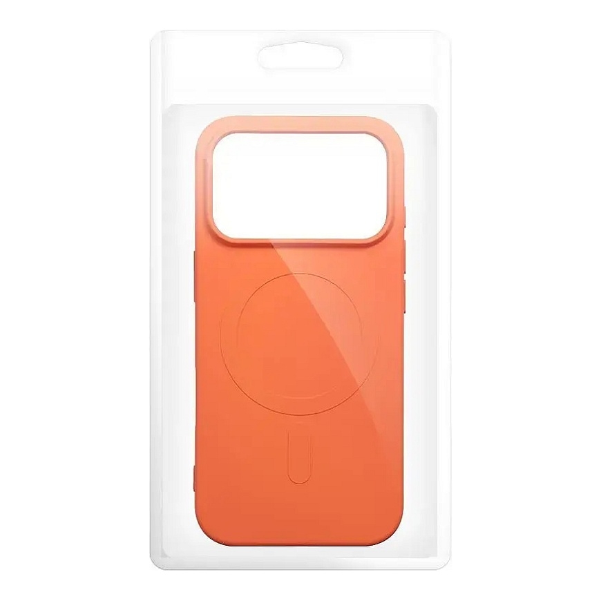 Silicone Mag telefoni ümbris MagSafe toega iPhone 17 Pro | iPhone 18 Pro oranž – 5