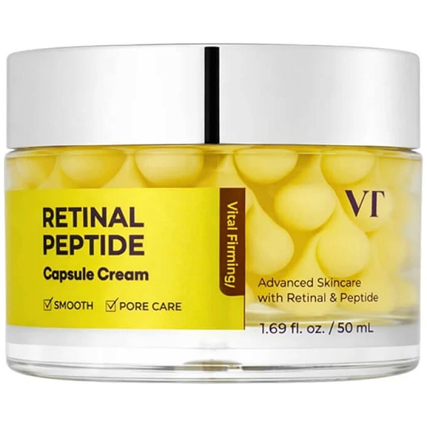 VT COSMETICS Retinal Peptide kapsulu krēms, 50 ml