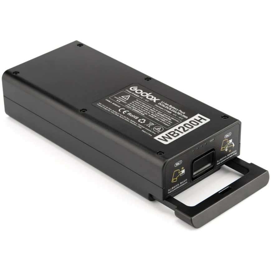 Camera flash battery - Godox AD1200 Pro 5200 mAh battery – 3