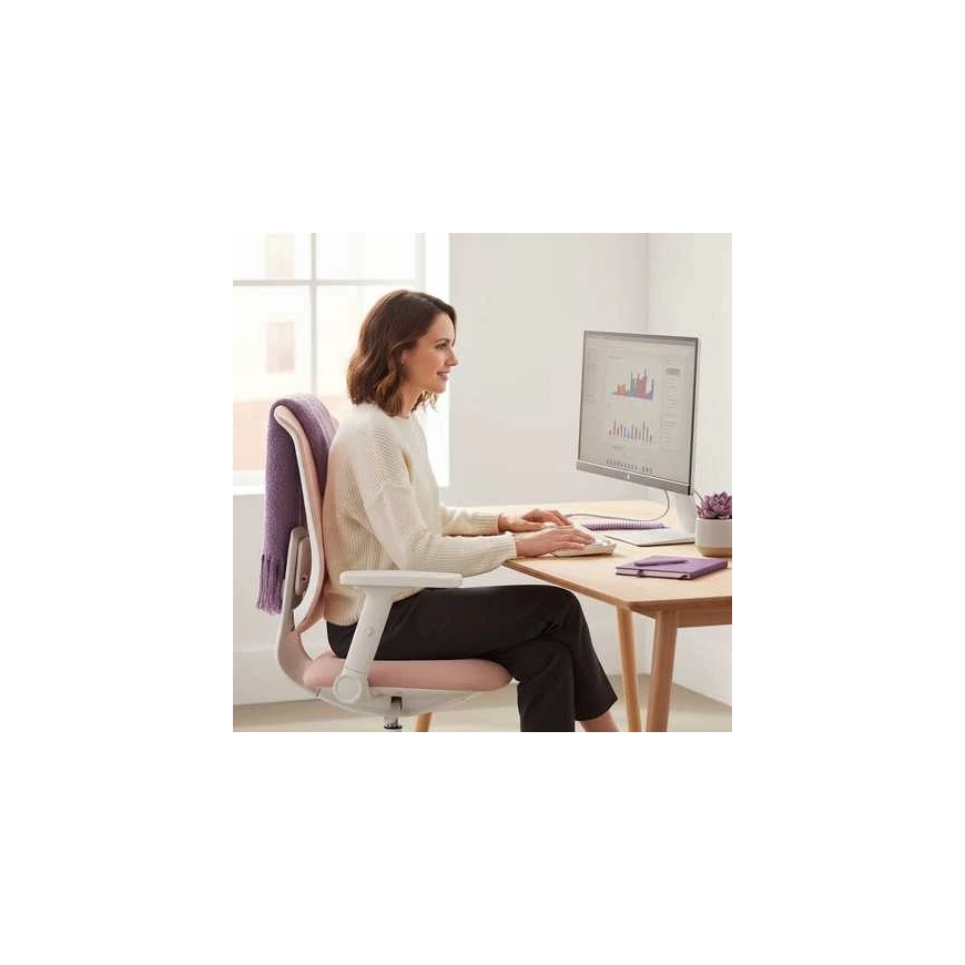 Spacetronik RETTO 20 Pink Rotating Office Chair – 3