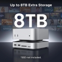 UGREEN USB-C uz Mac Mini M4/M4 Pro 11w1 - pelēks UGREEN USB-C uz Mac Mini M4/M4 Pro 11w1 - pelēks