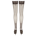 Cottelli Legwear Noturīgas zeķes ar šuvi 4 Cottelli Legwear Noturīgas zeķes ar šuvi 4