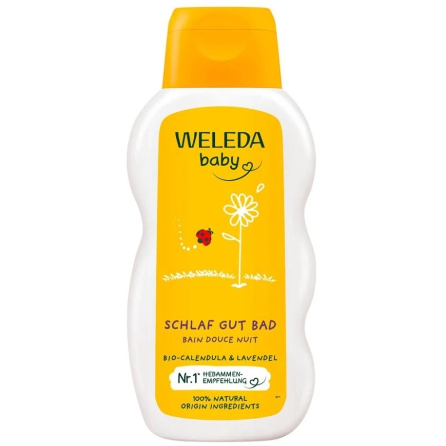 Weleda Baby Nomierinošs vannas šķidrums bērniem 200 ml – 4