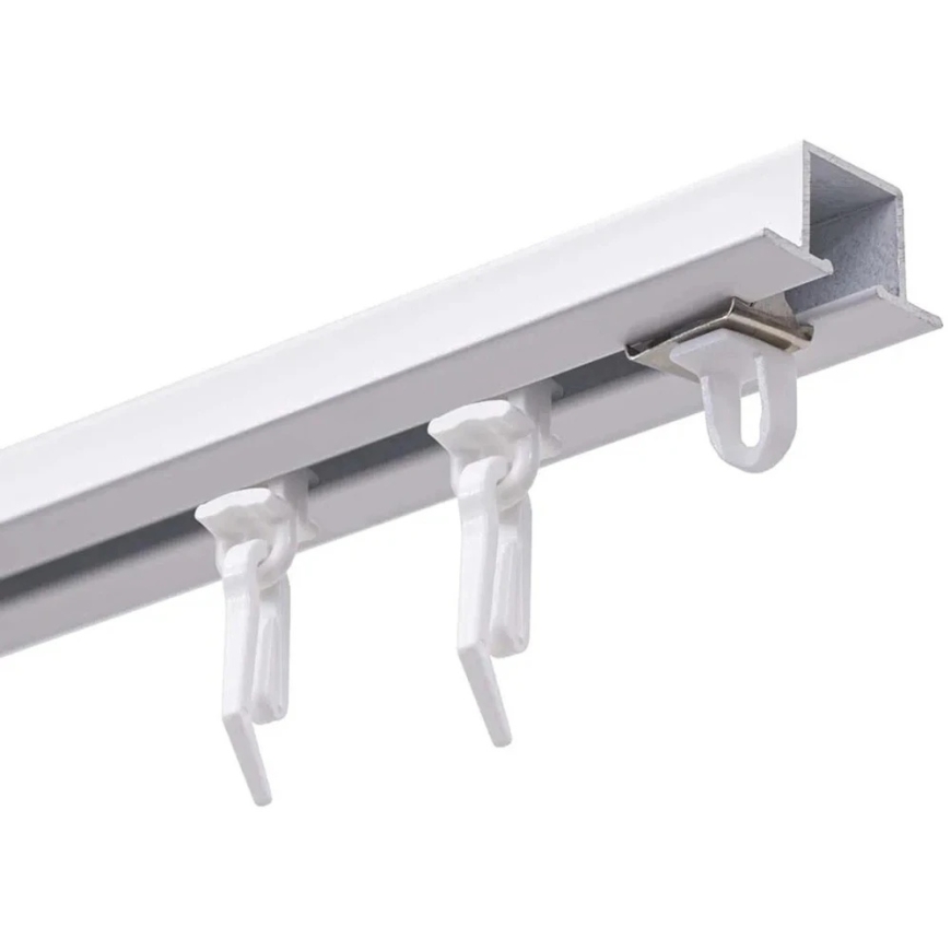 Decastyl Aluminum White Painted Surface-Mounted Single-Use Installation Tape MS ZERO 250 cm Set with Clamp KOWALSKI