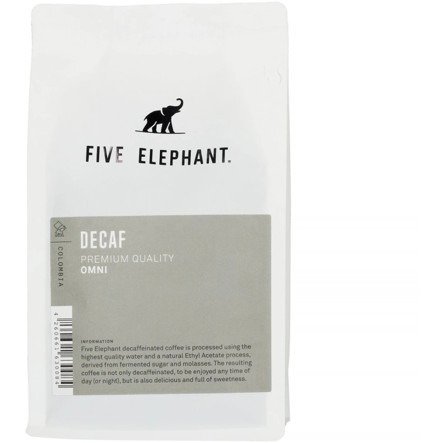 "Five Elephant" – Kolumbijas "Omniroast" bezkofeīna kafija, 250 g – 2