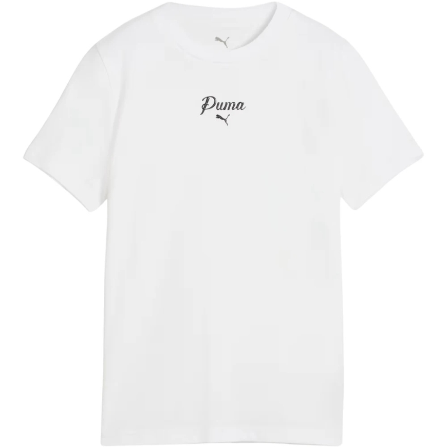 Puma Ess Script T-krekls bērniem balts 692542 02 (176cm)