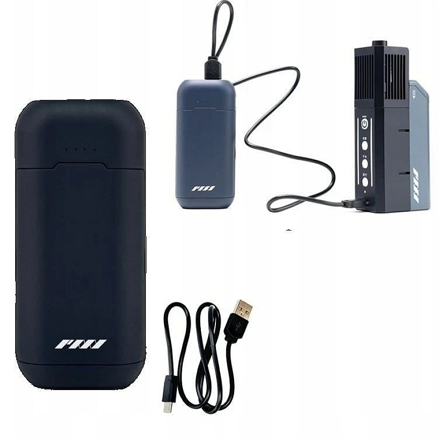 P.M.I Charger 2x 18650 + Powerbank Usb-c / Usb-a for Smokeninja Pro I Smokegenie / Pmi 18650