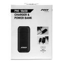 P.M.I Laturi 2x 18650 + Powerbank Usb-c / Usb-a Smokeninja Pro I Smokegenie / Pmi 18650:lle P.M.I Laturi 2x 18650 + Powerbank Usb-c / Usb-a Smokeninja Pro I Smokegenie / Pmi 18650:lle