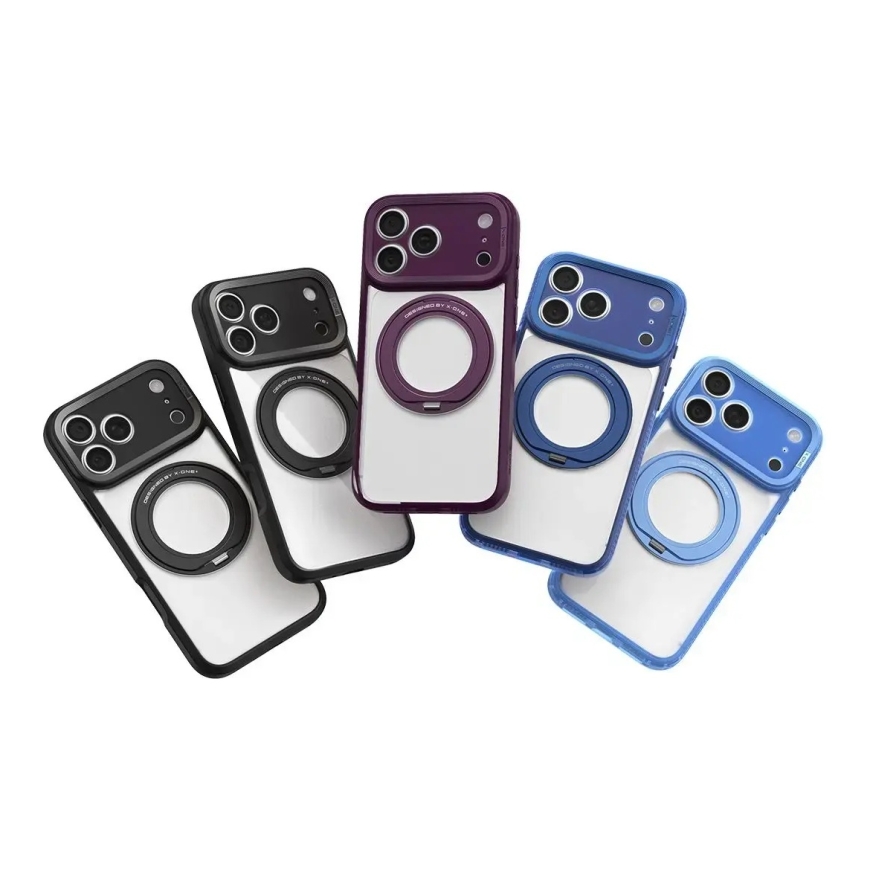 X-ONE Dropguard 3S Shock Dominator, yhteensopiva MagSafe:n kanssa iPhone 18 Pro / 17 Pro:lle, vaaleansininen – 2