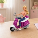 Lean Toys Lėlė Anlily su motoroleriu ir priedais, 30 cm Lean Toys Lėlė Anlily su motoroleriu ir priedais, 30 cm