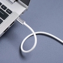 Forcell F-Energy Cafule Flat CCFN23 data transfer and charging cable | USB-C to USB-C | QC 4.0, PD | 60W | 1.2m | white Forcell F-Energy Cafule Flat CCFN23 data transfer and charging cable | USB-C to USB-C | QC 4.0, PD | 60W | 1.2m | white