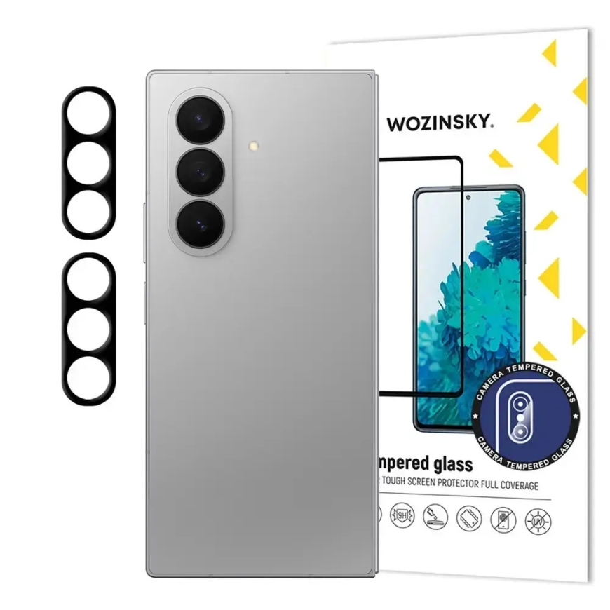 Wozinsky Full Camera Glass - kameran linssisuojus Samsung Galaxy A37:lle (A376) (2 kpl)