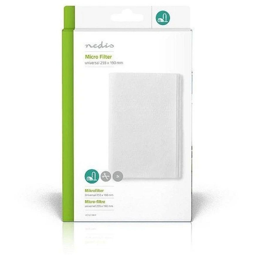 Nedis VCFI211MIIF mikrofiltri komplekt tolmuimejale 255 x 190 mm