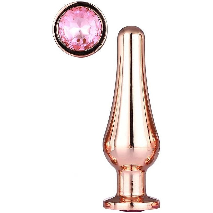 Dream Toys Sädelev armastus ROSE GOLD nauding plug M