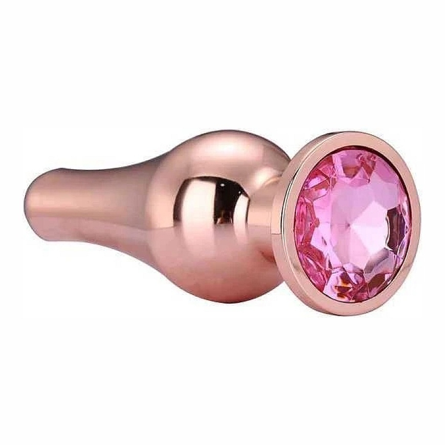 Dream Toys Sädelev armastus ROSE GOLD nauding plug M – 3