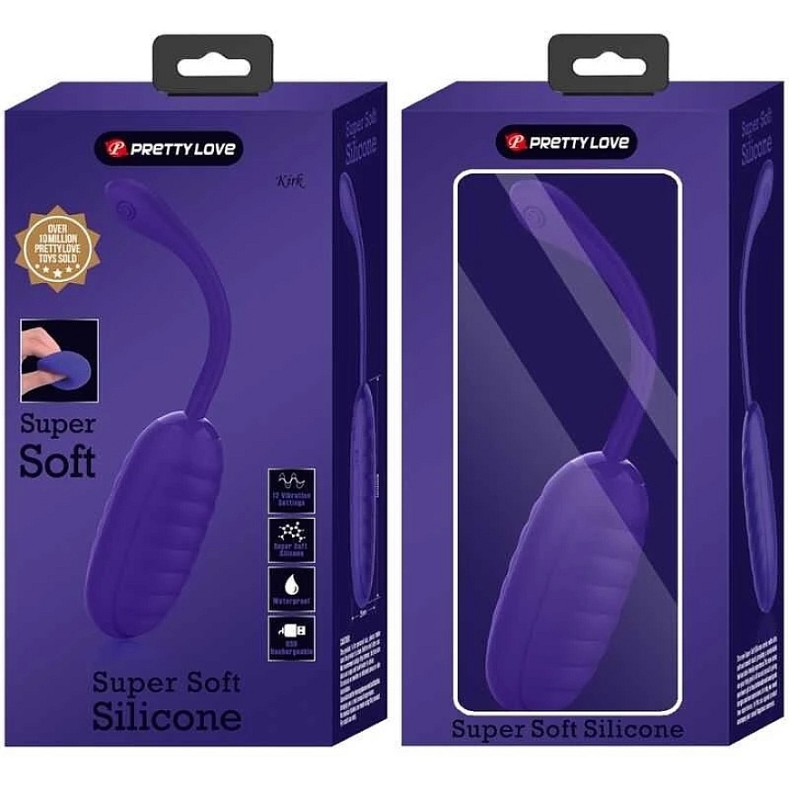 Pretty Love Smart PRETTY LOVE - KIRK Super Soft Silicone, 12 vibrācijas funkcijas – 3