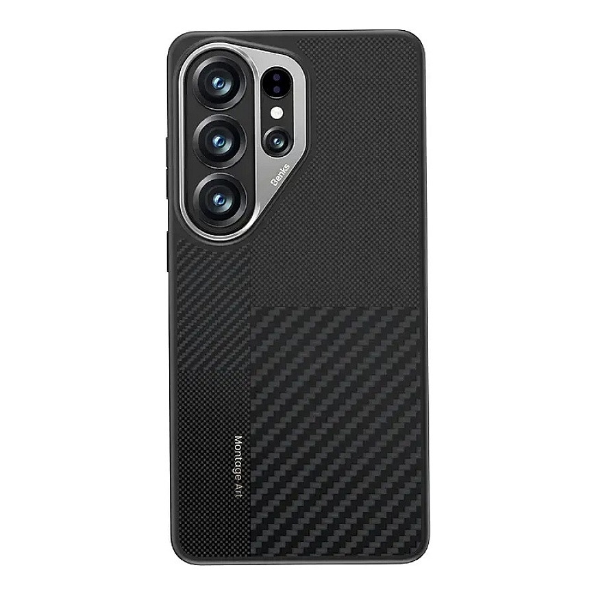 Benks Montage Magnetic Armor Pro Kevlar чехол с поддержкой MagSafe для телефона Samsung Galaxy S26 Ultra (S948) чёрный – 3