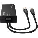 Garso Dekoderis - Lindy 2ch Dante į XLR 96kHz 24-Bit PoE Juodas Garso Dekoderis - Lindy 2ch Dante į XLR 96kHz 24-Bit PoE Juodas