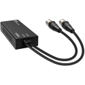 Garso Dekoderis - Lindy 2ch Dante į XLR 96kHz 24-Bit PoE Juodas Garso Dekoderis - Lindy 2ch Dante į XLR 96kHz 24-Bit PoE Juodas