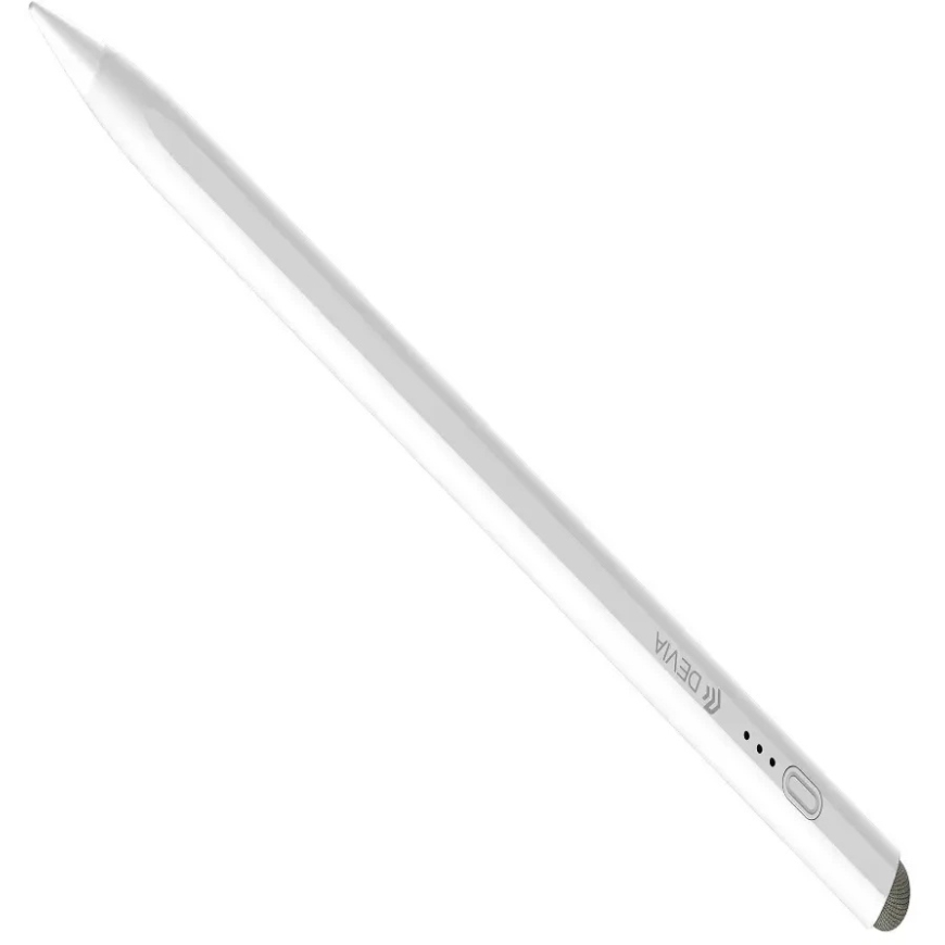 Devia iPad ekrano pieštukas skirtas iPad / iPad Pro / iPad Air / Mini (nuo 2018 m.) ir visi talpiniai ekranai baltas