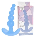 Lola Games Plugged Curved Anal Plug, Blue Lola Games Plugged Curved Anal Plug, Blue