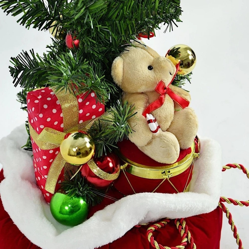 Christmas Decoration Kalinė dekoracija KMTP Dekoratyvinė eglutė 60 cm 25 LED TIMER - Meškiukas – 5